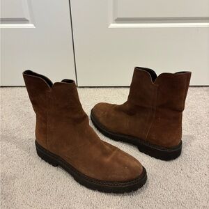 Aquatalia Brown Ankle Boots